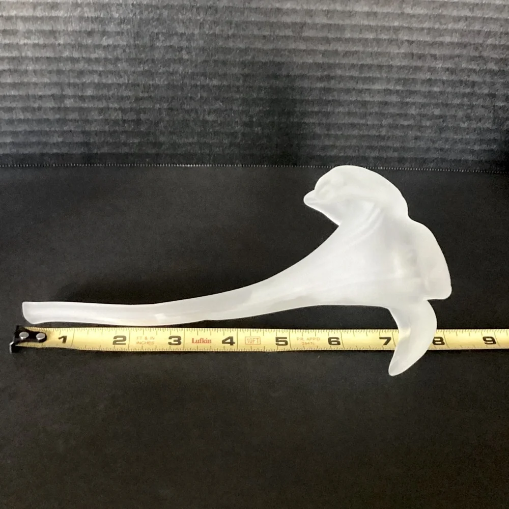 Frosted White Satin Art Glass Trumpet Horn Lily Epergne Flower Holder Bud Vase - Picture 16 of 16